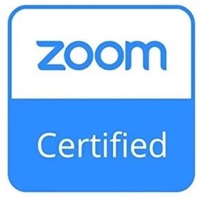 Zoom certified logo.